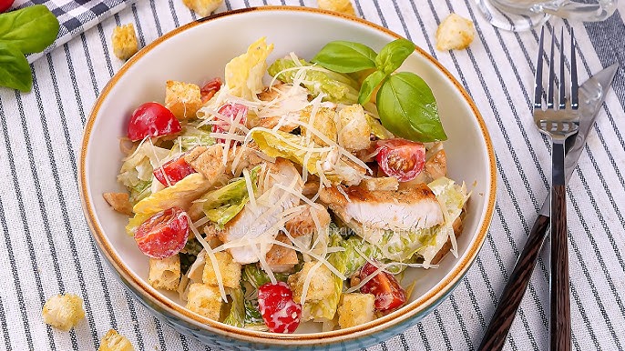 Poulet César - de la sauce au service !🥗🐔🧄